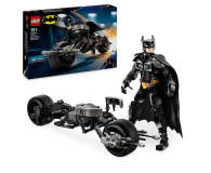 LEGO SUPER HEROES 76273 Figurka Batmana do zbudowania i batcykl - 1248520 - zdjęcie 2